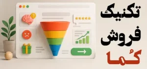 تکنیک کما در صفحات فروش